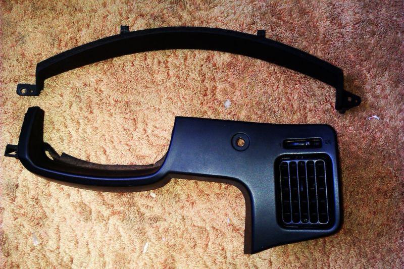 91-95 toyota mr2 gauge cluster trim black with vent sw20 turbo/na