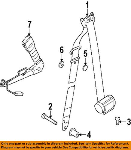 Mini oem 72117211591 front seat belts-buckle end