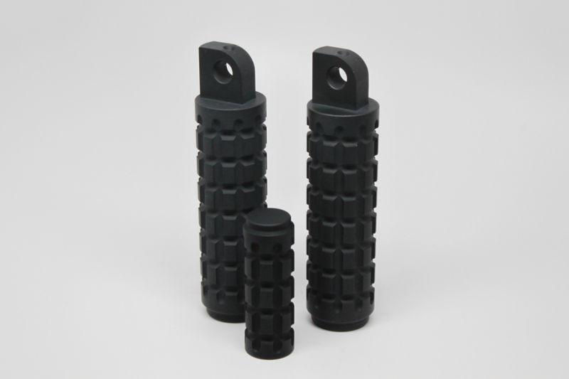 Mk2 hand grenade black foot pegs shift peg combo harley sportster softail