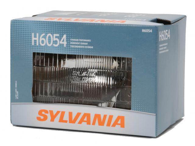 Sylvania halogen front headlight h6054 rectangular light 