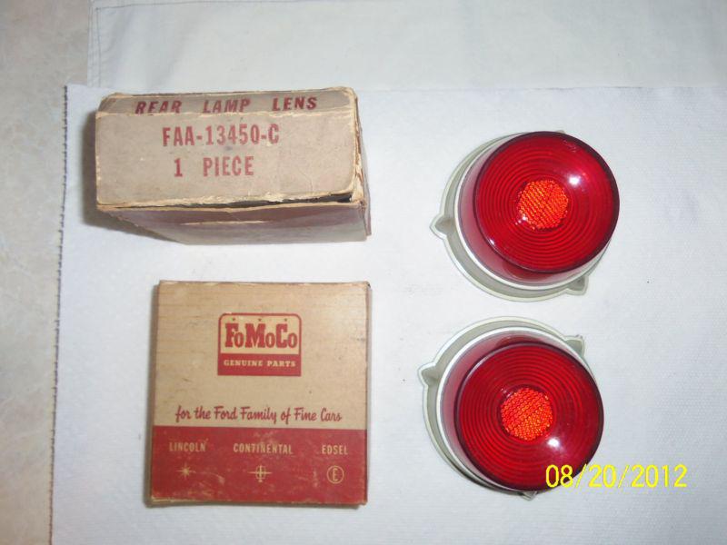 1952 ford car  tail light lenses-   faa-13450-c