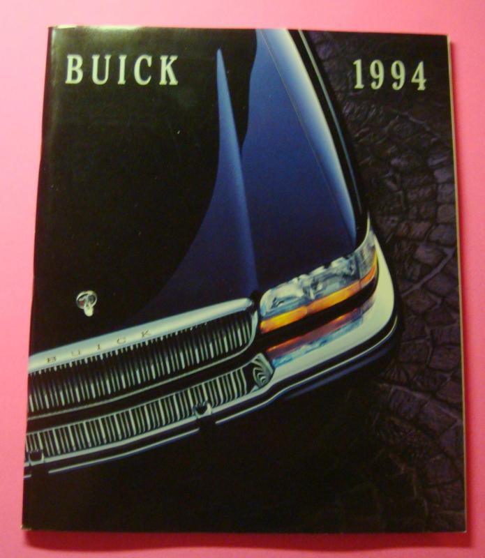 1994 buick full model line up showroom sales brochure..riviera..regal..century