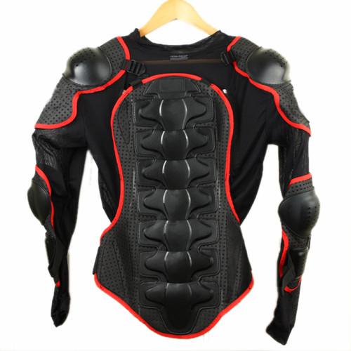 Gau motorcycle motocross body armor protective jacket gear size xxl red