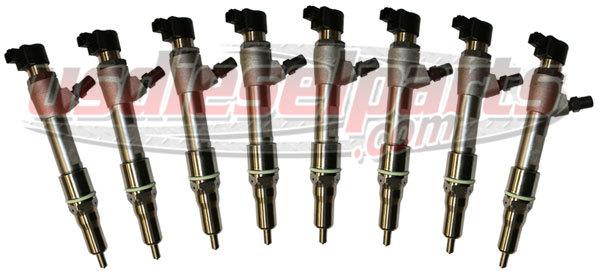 2008-2010 ford 6.4l f250 - f550 alliant power stroke injector set - free s/h