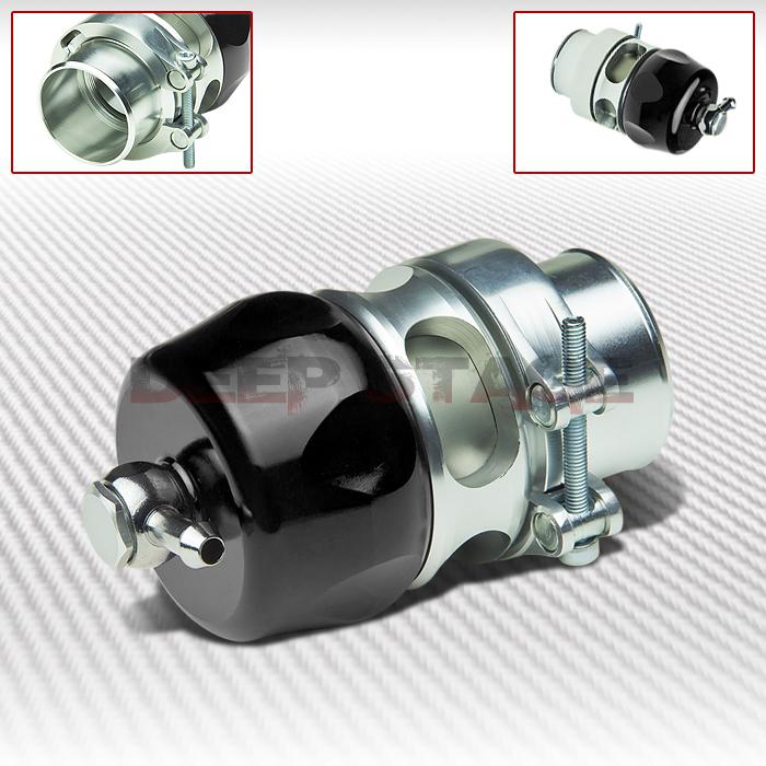 38mm 35psi boost turbo universal billet aluminum v-band blow off valve bov black