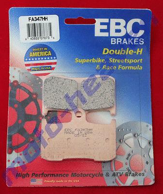 Kawasaki zx9r ebc fa347hh front double h brake pads z1000 zr 1000 900 zx 9r a6f 