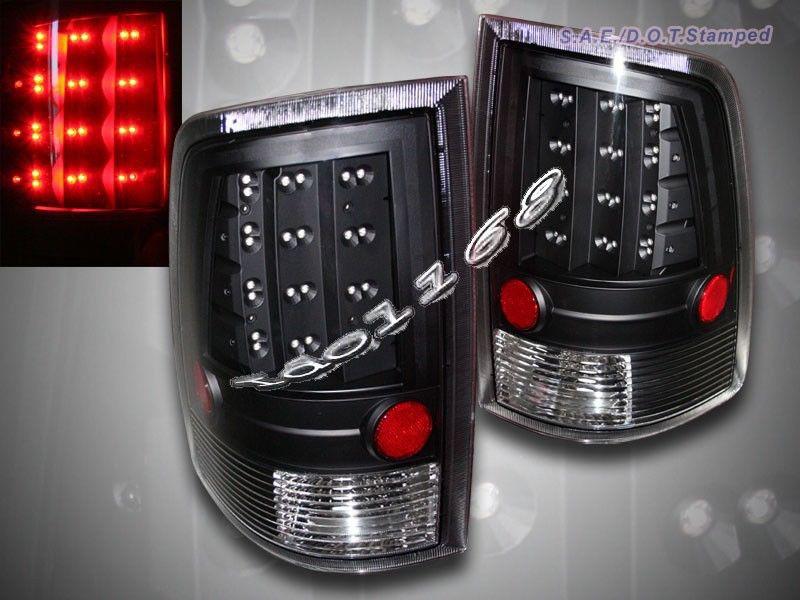 2009-2012 dodge ram 1500 / 10-12 ram 2500/3500 l.e.d. jdm black tail lights led