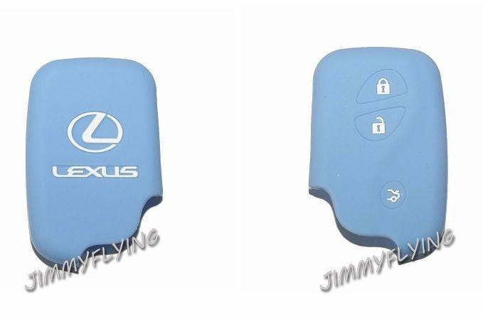 Blue silicone smart car key case/cover/protector for lexus