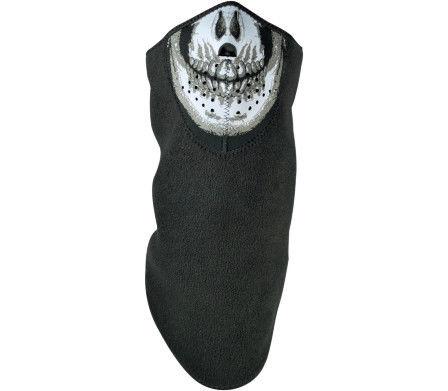 Zan headgear skull neodanna fleece face & neck cover biker snow atv headgear 