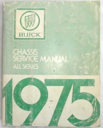 1975 buick service repair manual all models original 