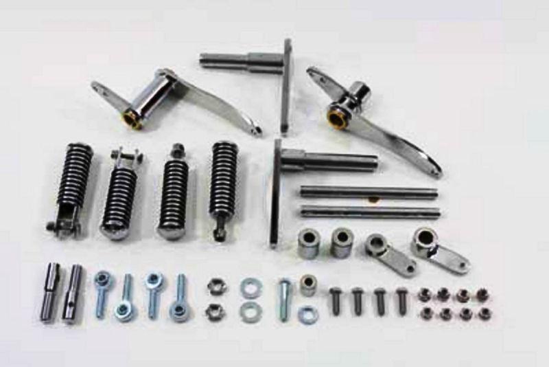 Chrome plated forward control kit for hd sportster 4 speed models 1977-1978