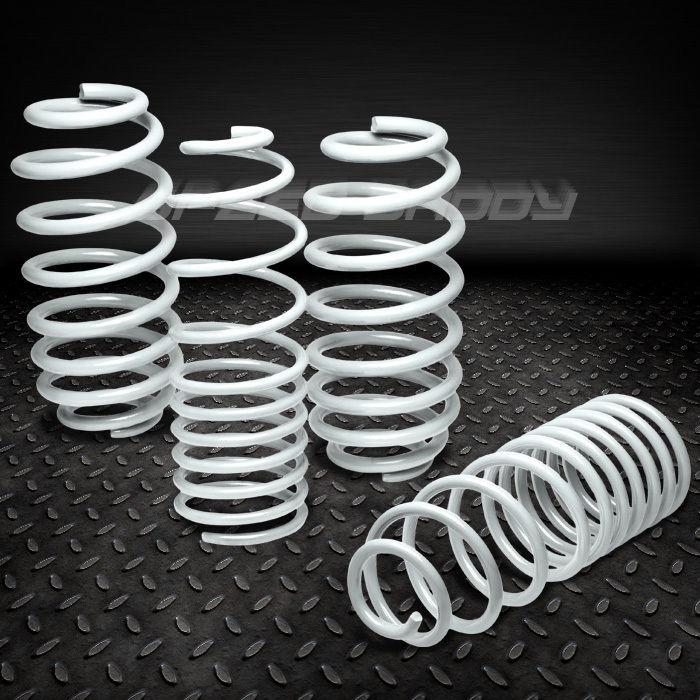 1.5" drop suspension lowering spring/springs 08-11 audi tt typ 8j fwd/awd white