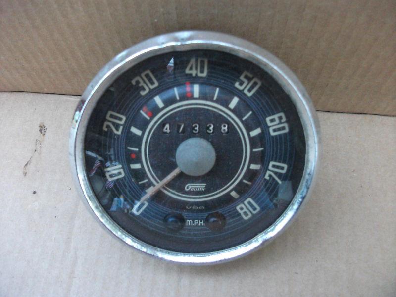 Vdo goliath 80 mph speedometer hot rat rod foreign