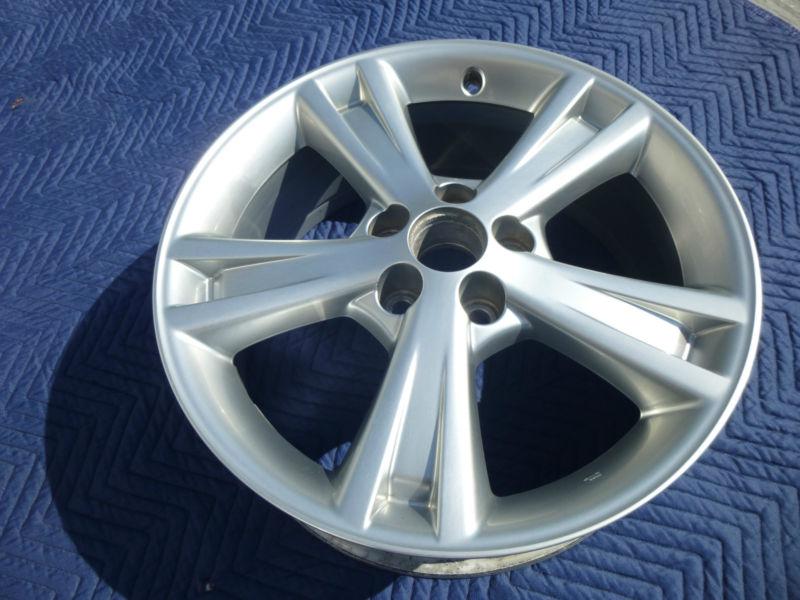 Lexus rx rx400h 18" factory oem rim wheel hollander 74180 hypersilver, like new