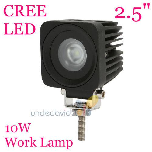 10w 2.5" cree led offroad work light spot lamp 4wd atv suv jeep truck car boat