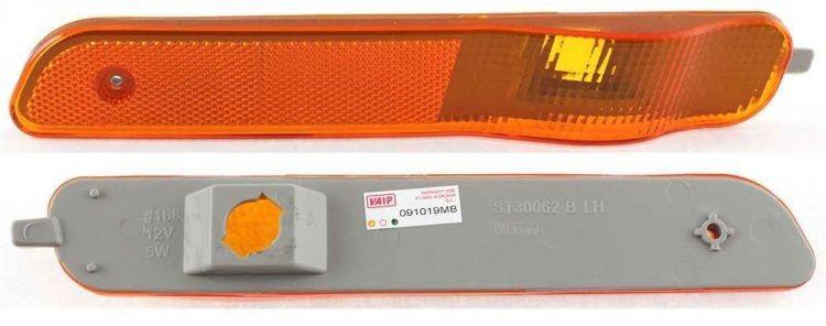 Side marker light lamp lens & housing driver's left side