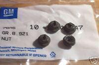 Nos gm 1964-81 camaro chevelle ss other emblem nuts 1/8"