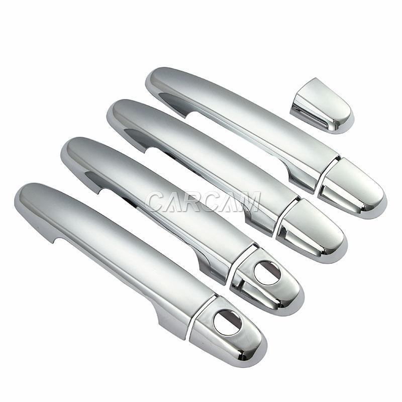 Chrome door handle covers trims for toyota yaris camry corolla rav4 highlander