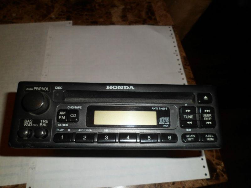 Honda civic accord prelude odyssey cr-v crv radio stereo receiver cd oem 1xc4