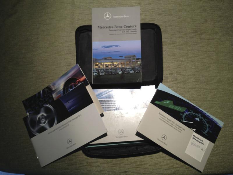 Mercedes benz c-class operators manuals set with bag (2005)