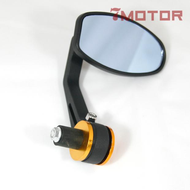 Brand new 7/8" motorcycle rear view side mirror for ktm duke smt handle bar end 