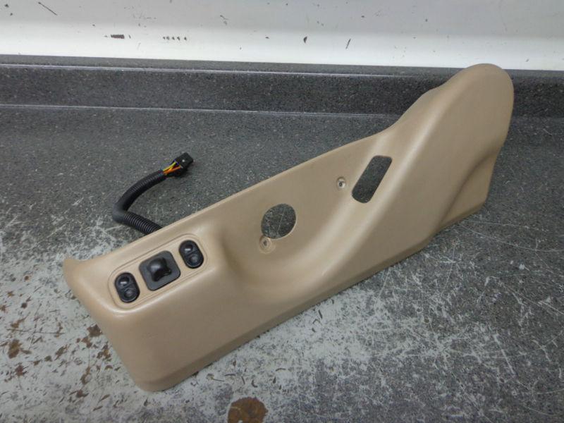 Ford expedition f150 brown front drivers power seat switch and trim tan 