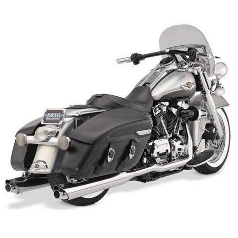 Vance & hines 16719 slash-cut slip-ons mufflers 1995-2008 harley flh touring