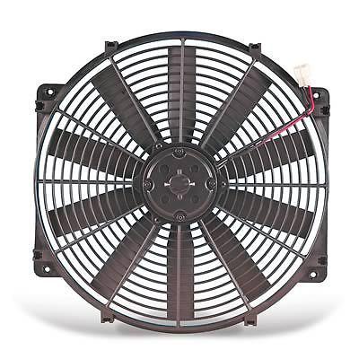 Flex-a-lite low boy electric fan 2,500 cfm pusher 16" dia single 119