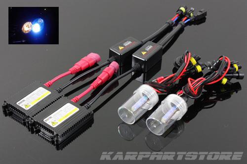 H3 jdm slim ac ballasts 10000k deep blue xenon hid conversion kit fog lights