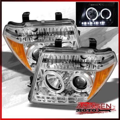 05-08 frontier pathfinder halo projector led headlights lights lamps left+right