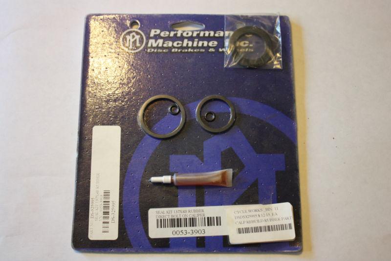 Rebuild kit - rubber parts - 4 piston performance machine caliper 137 x 4 b