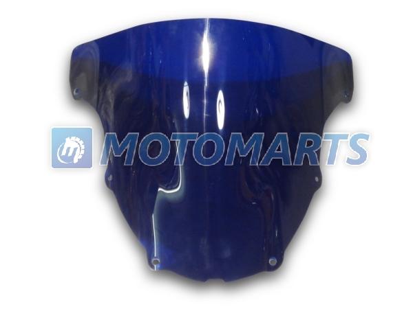 Blue windscreen for kawasaki ninja zx-6r 03-04