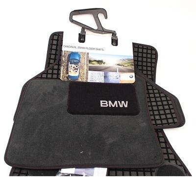 Bmw genuine floor mat set black / anthracite e70 e71 x5 x6