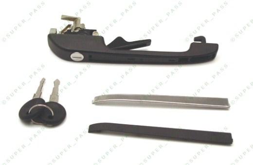 85 - 92 front passenger door handle fits: vw golf jetta