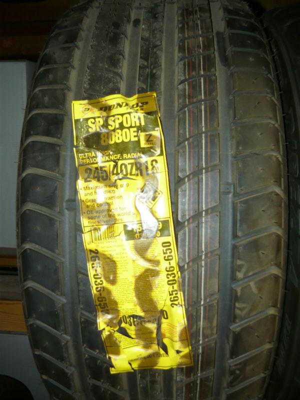 1 new dunlop sport 8080e 245/40r18 tire