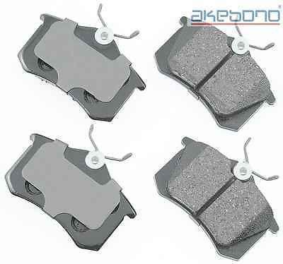 Akebono eur340a brake pad or shoe, rear-euro ultra premium ceramic pads