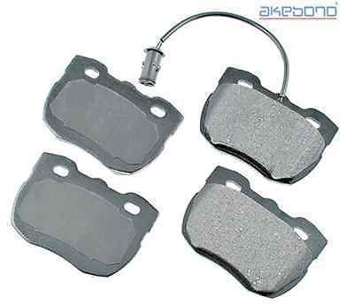 Akebono eur520 brake pad or shoe, front-euro ultra premium ceramic pads