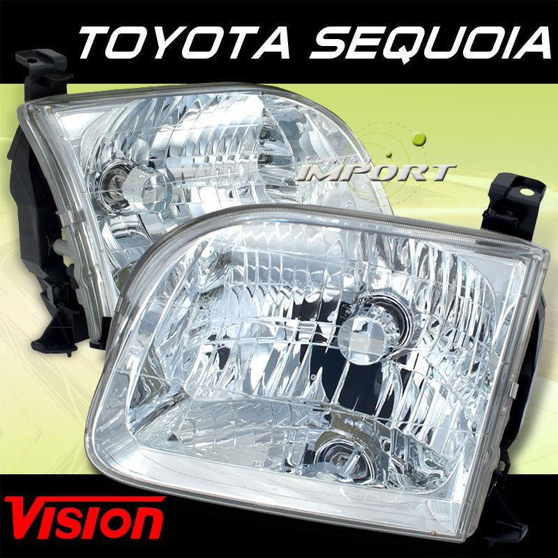 Toyota 2001-2004 sequoia limited/sr5 replacement vision pair headlights assembly