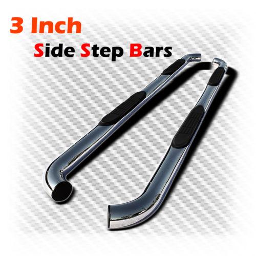 05-13 nissan xterra suv stainless steel 3" side step nerf bars running board