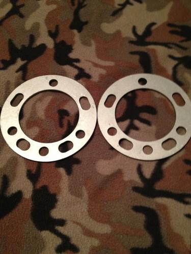 2 wheel spacers 5 or 5.5 5 lug or 6 lug 5mm - 3/16