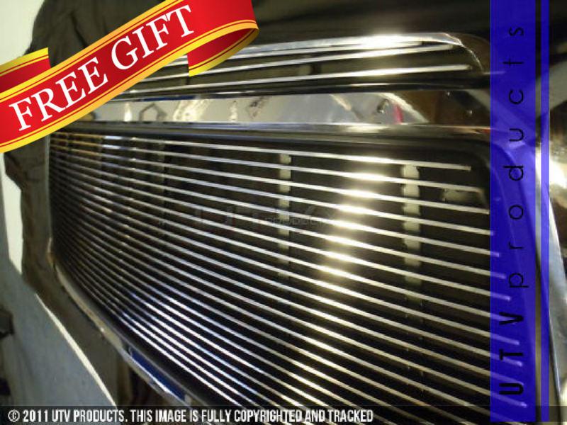 2010 - 2013 toyota tundra upper & hood 2pc billet grille chrome kit 10 11 12 13