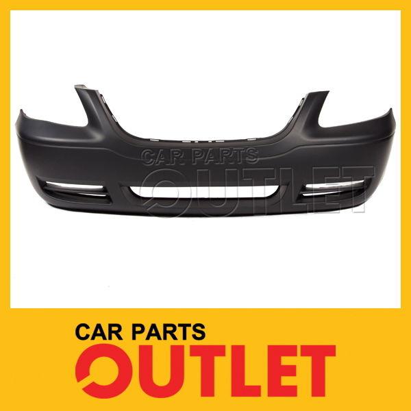 2005-2007 chrysler town country front bumper primed plastic cover base 113" swb