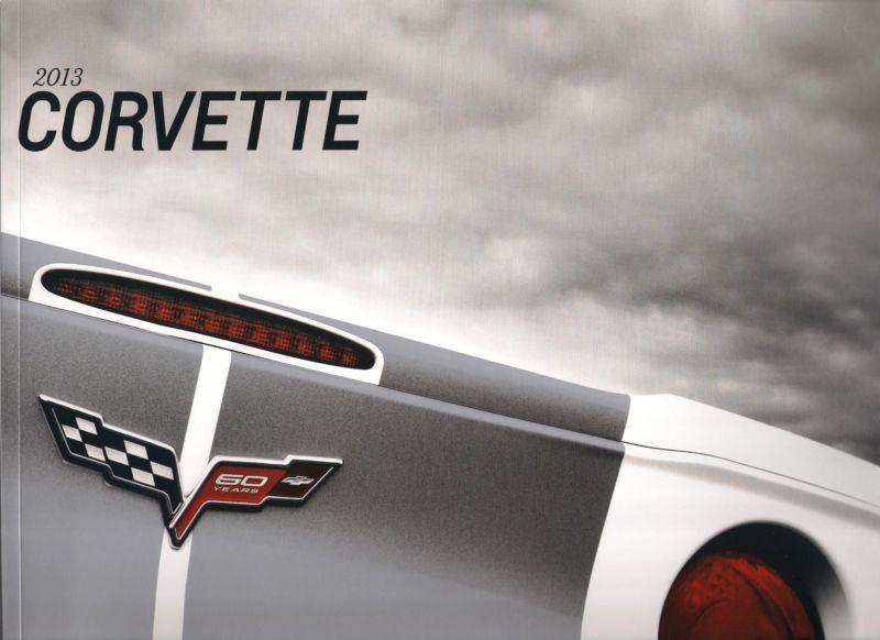 2013 chevrolet corvette premium dealer brochure staple holes sale = you save$$