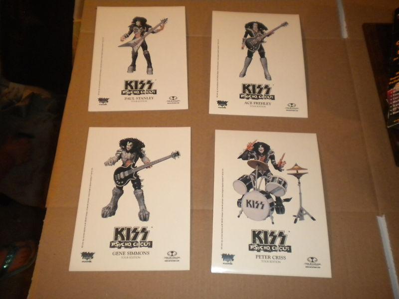 1998 kiss psycho circus action figures relic lithograph cards