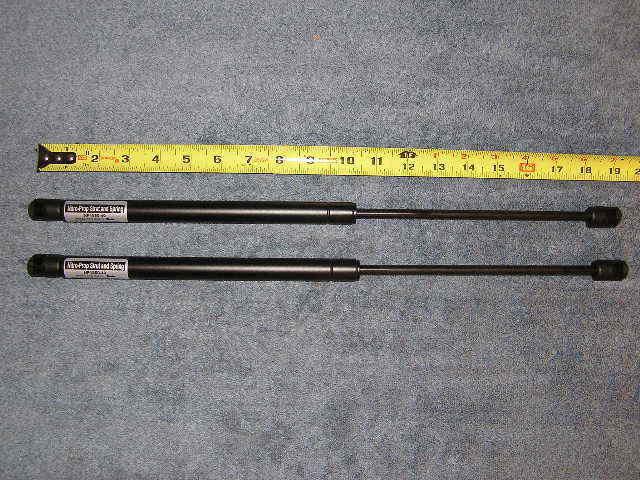 2ea rv camper motor home bus van strut spring lift shock prop rod rep c16-20651