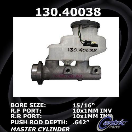 Centric 130.40038 brake master cylinder-premium master cylinder