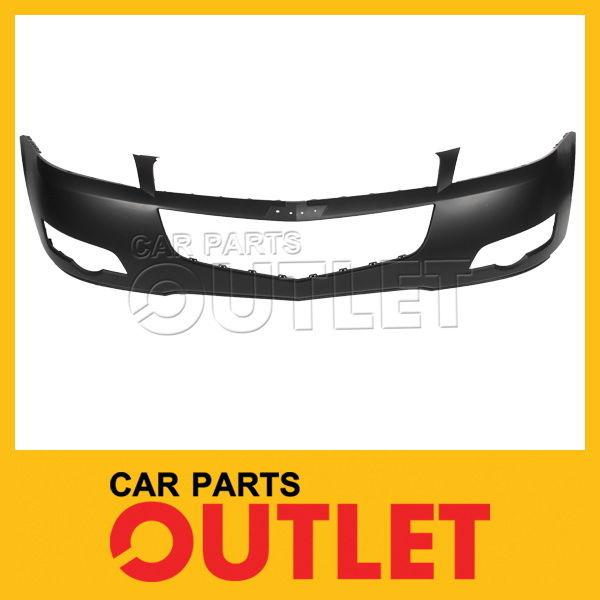 2009-2012 traverse front bumper primed upper plastic ls wo lower cover deflector