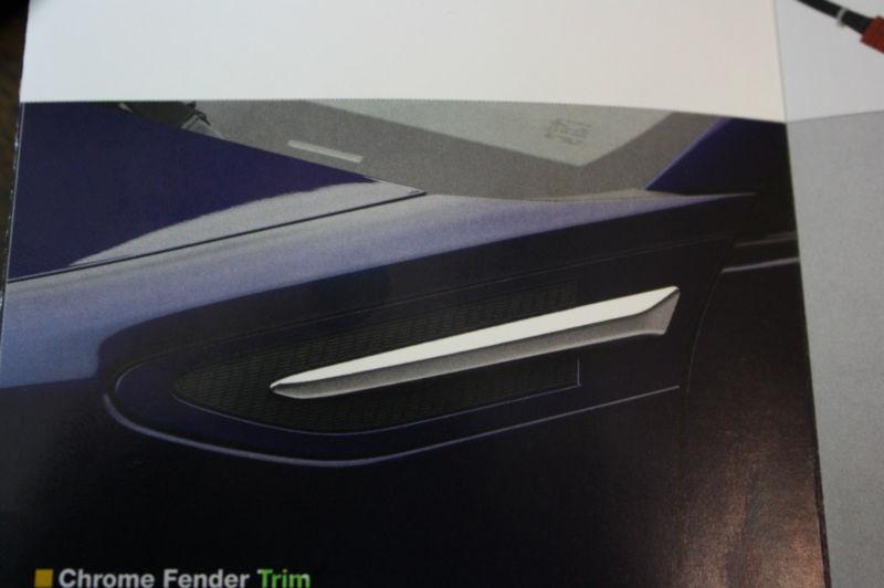 New for the 2013 subaru brz chrome fender trim 