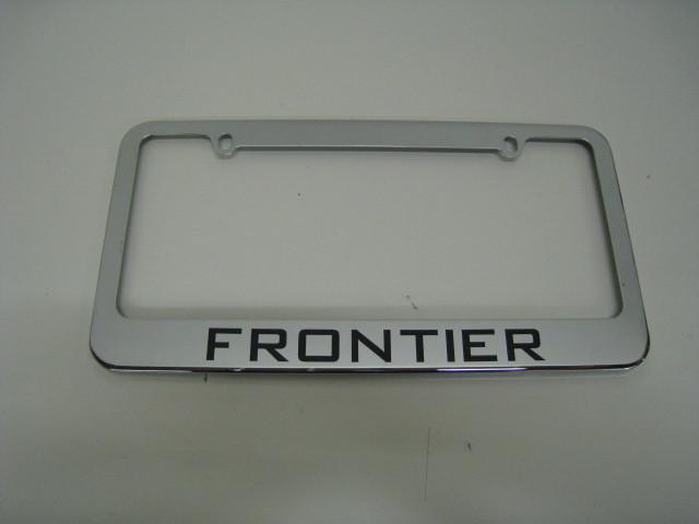 Nissan frontier metal license plate frame