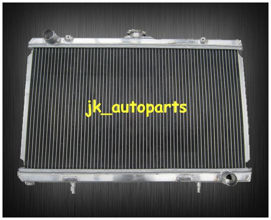 2 row 89-94 nissan 240sx s13 silvia sr20 sr dual core aluminum racing radiator